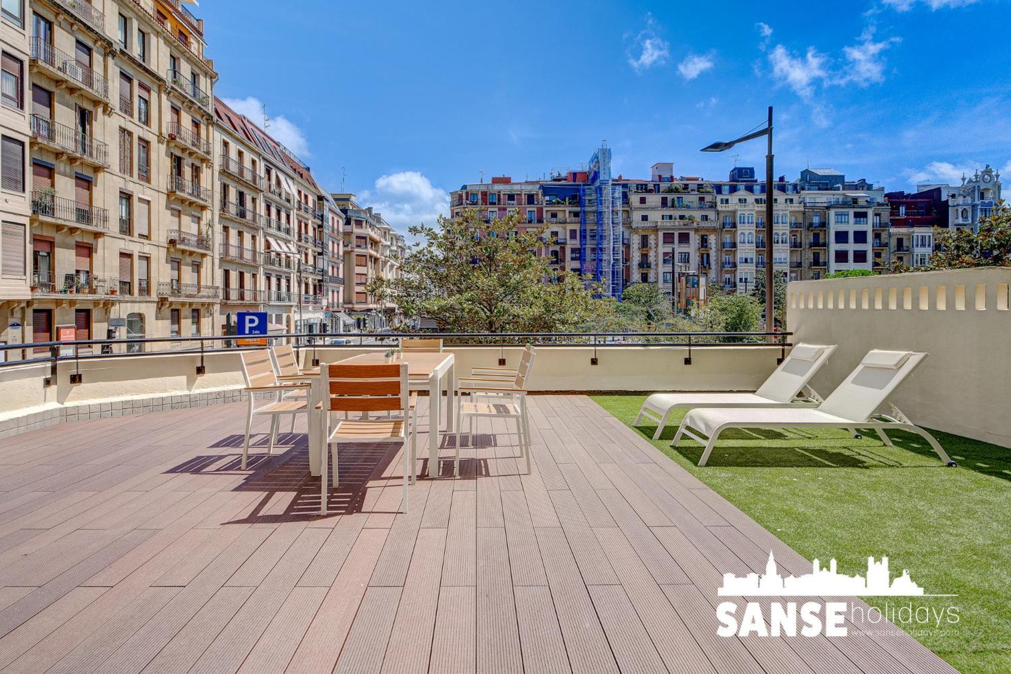 Apartamentos Gran Via By Sanse Holidays San Sebastián Esterno foto