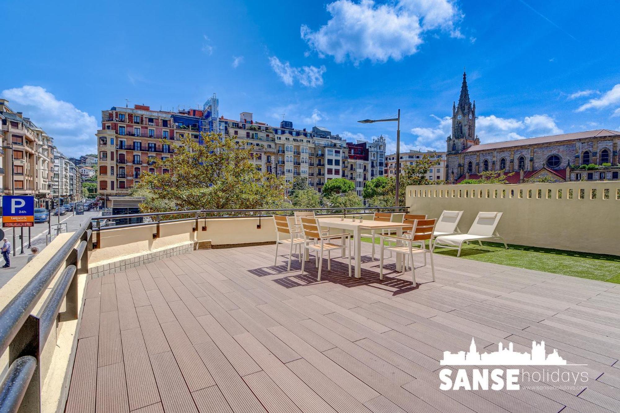 Apartamentos Gran Via By Sanse Holidays San Sebastián Esterno foto